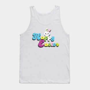 Happy Easter Day Cute Bunny Tank Top